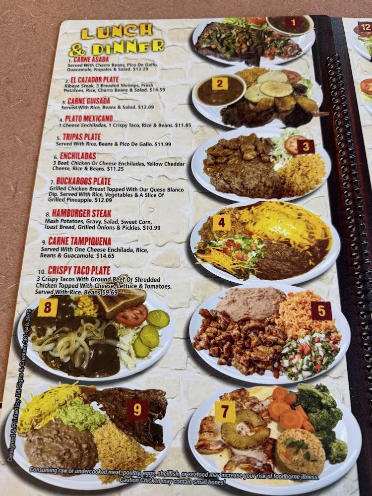 El Cazador De Jalisco Menu image 2